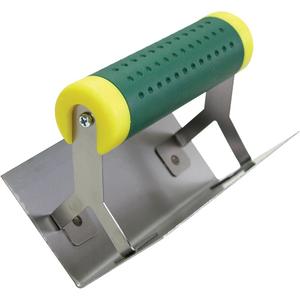 Inside Corner Trowel - Carbon Steel, Rubber, 5", 3-1/8"