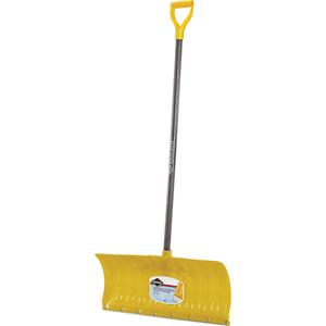 Alpine™ Snow Pusher - Polypropylene, 26", 11", 46-1/4", Wood, D-Grip, Included, ND299
