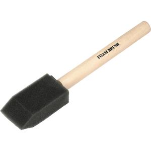 Throw-Away Foam Brush - 2", 2", Flat, Foam, Wood