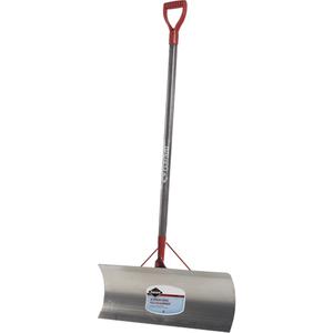 Nordic™ Snow Pusher - Aluminum, 24", 10", 40-1/4", Wood, D-Grip, Not Included, NE313