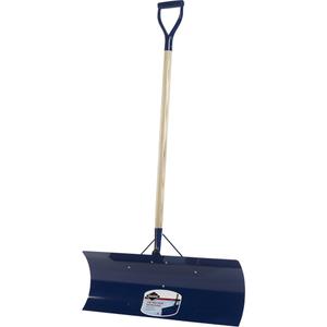 Yukon™ Snow Pusher - Steel, 30", 12", 42-3/4", Wood, D-Grip, Not Included, NE313