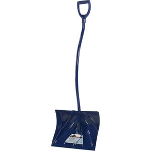 Yukon™ Snow Shovel - Polypropylene, 18", 17-1/4", 43-1/2", Aluminum, Ergonomic D-Grip, Not Included