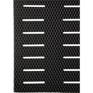 Kushion Walk No. 475 Mats - 3', 60', 3/8", Black, PVC, Dry, Wet/Oily, Drainage Mat, Slotted, Slotted Pattern, Anti-Fatigue Mat