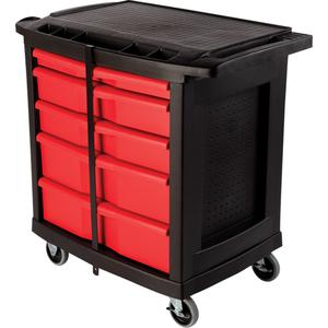 5-Drawer Mobile Work Centre - Plastic