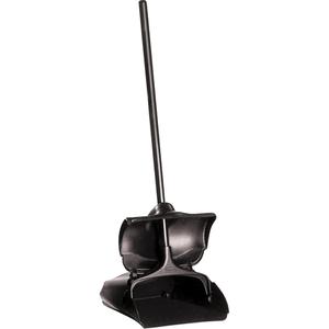 Lobby-Pro™ Upright Dust Pan Systems - Plastic, 5", 12.75", 11.25", Black