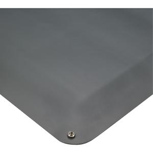 Static Dissipative Anti-Fatigue No.791 Matting - 2', 3', 1/2", Grey, PVC, Smooth, Dry, Static Dissipative, Solid Mat, 4 Years