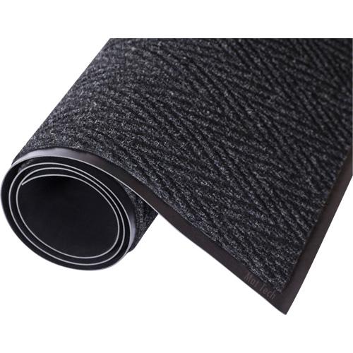 Chevron™ Matting, Wiper/Wiper/Scraper, 2' x 3' x 5/16", Charcoal