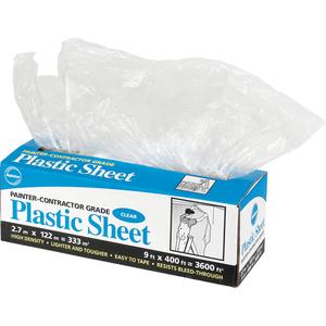 Drop Sheet - Plastic, 9 x 400