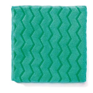 Microfibre Hygen™ Cloths - Microfibre, 16", 16", Green