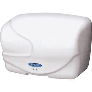 Hand Free Hand Dryer - Automatic, 120, 120 V/2200 W, White, Cast aluminum