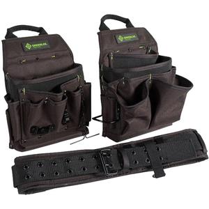 Tool Belt Combo - Black, Polyester, 29"-46", 53", 5"