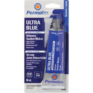 Ultra Blue® Gasket Maker - 80 ml, Blue, Tube, '-54°C - 260°C (-65°F - 500°F)
