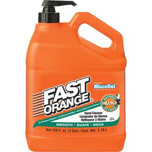 Hand Cleaner - Lotion, 3.78 L, Pump Bottle, Orange