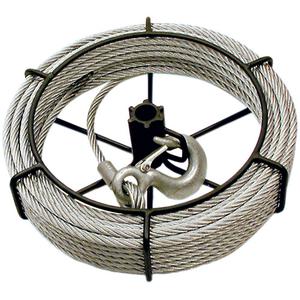JGP-150A 1-1/2 Ton 100' Cable Assembly For JET Wire Grip Pullers - 7/16", 100', 1-1/2 Ton
