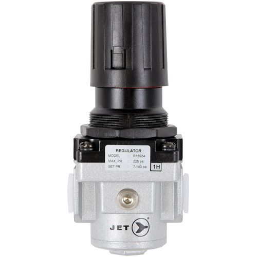 ARS12 Air Regulator - 1/2" NPT, 220 PSI, Standard, 140 CFM & 4000 LPM, 1/8", 0°C to 60°C (32°F to 140°F), 2.75"