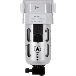 AFI14 Intermediate Air Filter - 1/4" NPT, 145 PSI, Combination, 32 ml (1.08 oz.), 0°C to 60°C (32°F to 140°F), 80 CFM (2250 LPM), 5.51"