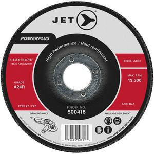 POWERPLUS® Grinding Wheel - 4-1/2", 1/4", 7/8", 13300, 27, A24R, Grinding, Steel, Angle Grinders