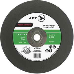 C30 Power Abrasive Cut-Off Wheel - 7", 0.094", 5/8", 8600, T1