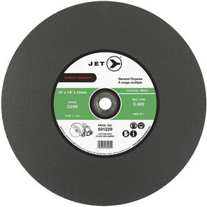 Power Abrasive Cut-Off Wheel - 12", 1/8", 20 mm, 6370, 1, C24R, Concrete, General Purpose