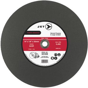 POWER ABRASIVE® Cut-Off Wheel - 14", 1/8", 20 mm, 5400, 1, A24R, Cutting, General Purpose, Gas Saws