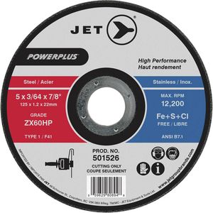 ZX60HP  POWERPLUS Cut-Off Wheel - 010-LQLV076 - 6", 3/64", 7/8", 10200, 1, ZX60HP