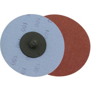 Cloth Back Sanding Disc - 3", R, A120, Aluminum Oxide, 20,000 RPM, Blending, Deburring, Grinding, Rust/Scale Removal