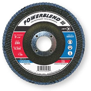 PowerBlend Flap Disc - Z120, 7", 7/8", Zirconia Alumina, 29, 8,600 RPM