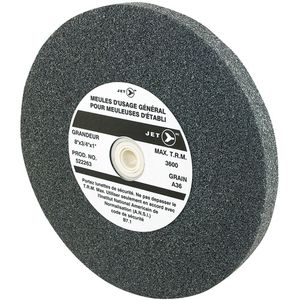 Bench Grinding Wheel - 010-LQLV184 - 8", 3/4", 1", 3600, A36, 3600 RPM