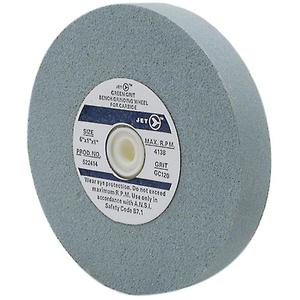 GC675F Bench Grinding Wheel - 6", 3/4", 1", 4138, Silicon Carbide, GC120 - Fine, Grinding, Non-Ferrous Materials, Tungsten Carbide, Bench Grinders