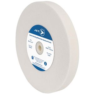 Bench Grinding Wheel - 010-LQLV180 - 6", 1", 1", Coarse/WA60, 4138, Aluminum Oxide, Aluminum, Steel, Hardened Steel
