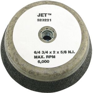 Resin Bond Cup Wheel - 6", 2", 5/8"-11NC, 6000, 11, A16