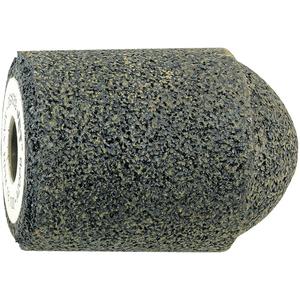 Resin Bond Plugstone - 3"/2", 5/8"-11, A20, Shaping, Deburring, Grinding, Blending, Cleaning, Steel, 18100 RPM