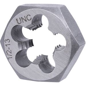 SAE Hex Die - Alloy Steel, 1/2"-13NC, 1", HRC 55-59