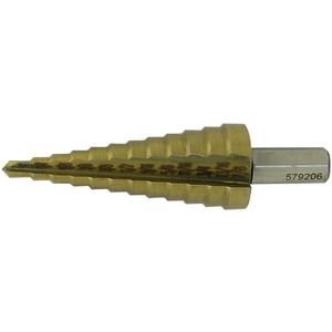 JET-KUT® Super Premium M35 Step Drill - 010-LQLW367 - High Speed Steel, 7/8", 3/16", 1/16", 3-1/4", 3/8"