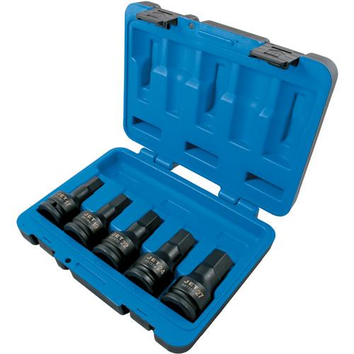Metric Impact Bit Socket Set - Hex, 3/4", 5, 17 mm; 19 mm; 22 mm; 24 mm; 27 mm