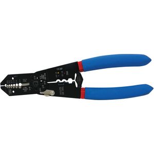 Wire Stripper/Cutter/Crimper - 9", Cushioned, 4-40; 5-40; 6-32; 8-32; 10-32; 10-24, 10-22 AWG