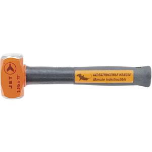 Indestructible Handle Sledge Hammer - 2.5 lbs., Plain, Tubular Steel, 12", 1-5/8"