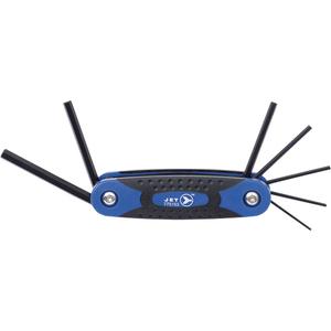 JFHK-7M Folding Hex Key Set - 7, Metric, 1.5; 2; 2.5; 3; 4; 5; 6 mm