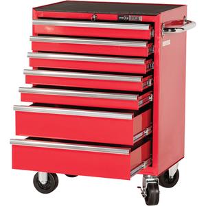 PRC2707 Pro Series Roller Cabinet - 7, Red, 16", 27"