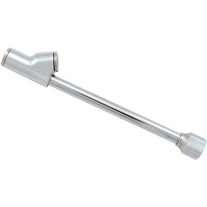 Straight-Foot Dual-Head Air Chuck - 010-LQLW556 - 1/4" NPT, Brass, 6-5/8"