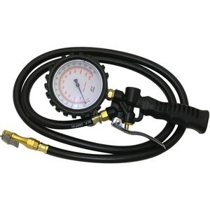Air Line Inflator With Tire Gauge – Dial Type - 010-LQLW504 - 10 - 170 PSI, 5', 1/4" NPT Female