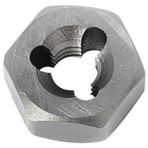 Hexagon Rethreading Bolt Die - Chromium Steel, 1/4"-28, 19/32", UNF, Bright, 1/2"