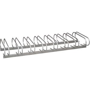 Style Bicycle Rack - 8, Galvanized Steel, 5' 11 x 24