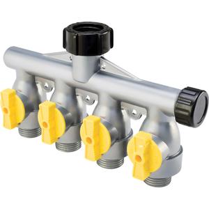 HiFlo™ Metal 4-Way Hose Valves - 4