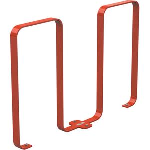The Linguini Bike Racks - 5, Steel, Red, 2", 30", 45"