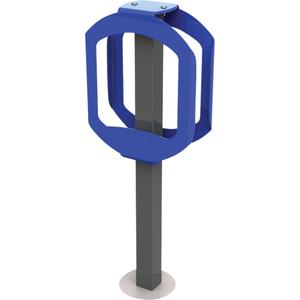 Bike Stop Bike Racks - 2, Steel, Blue