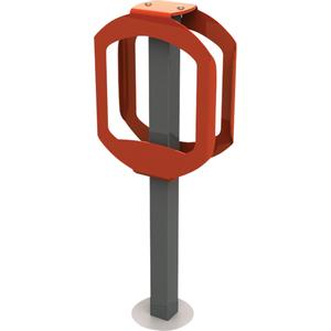 Bike Stop Bike Racks - 2, Steel, Red