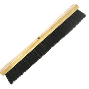 Heavy-Duty Shop Broom - 24", Tampico/Wire, Coarse/Stiff