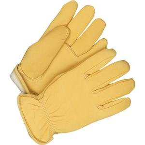 Classic Lined Drivers Gloves - Large, Medium, Small, X-Large, Thinsulate™, Grain Deerskin, Keystone, Tan
