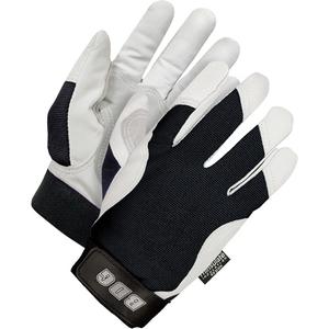 Mechanic's Gloves with Patch Palm - Large, Small, 2X-Large, Grain Goatskin